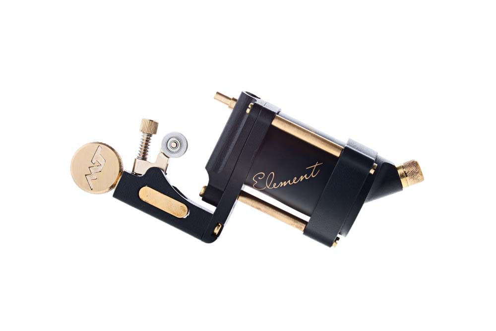 Тату машинки элемент черный муар